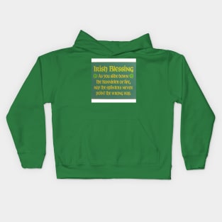 Irish Blessing Kids Hoodie